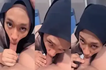 Bokep Jilbab Binal Sepong brutal Crot